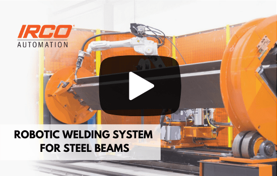 ROBOTIC WELDING CELL for Steel beams