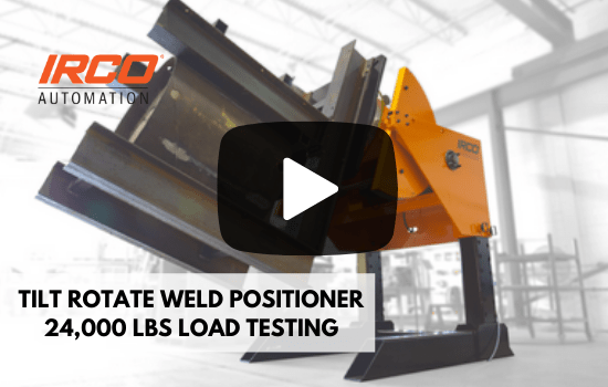 Tilt Rotate Weld Positioner - Large capacity